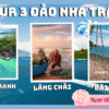 Tour 3 đảo Nha Trang giá rẻ