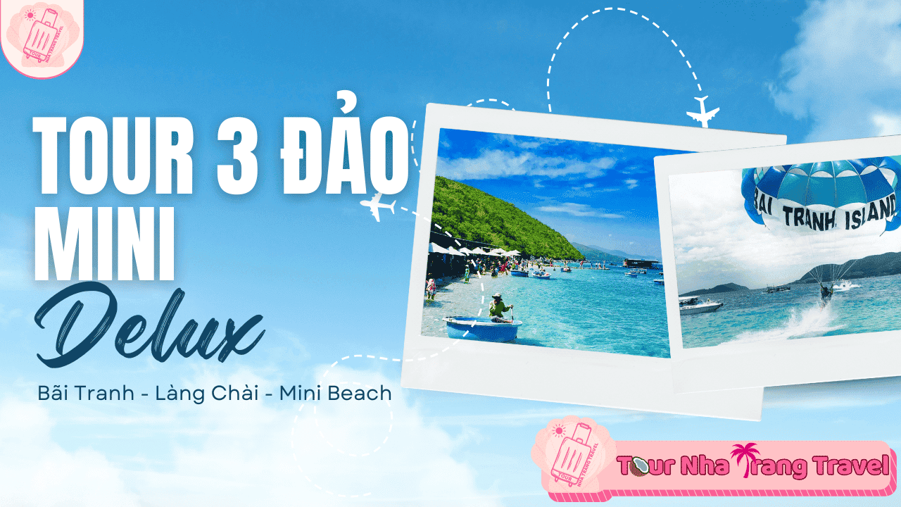 Tour 3 Đảo Mini Beach Deluxe: Bãi Tranh - Làng Chài - Mini Beach 8 Tour 3 Đảo Mini Beach - Bãi Tranh - Làng Chài - Mini Beach