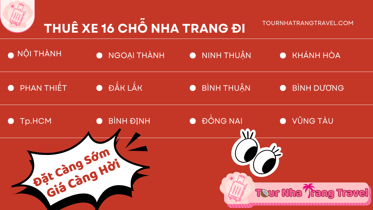 Bảng Giá Thuê Xe 16 Chỗ Nha Trang Giá Tốt – Xe Mới 2026 3 Thuê xe 16 Chỗ Nha Trang